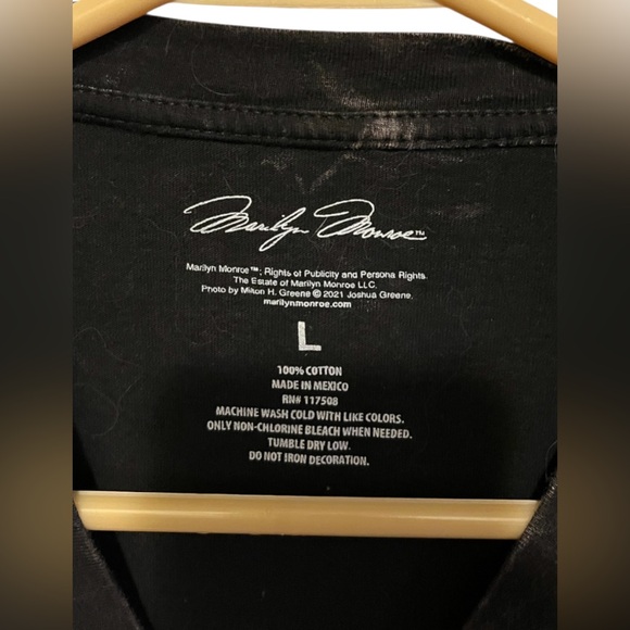 MARILYN MONROE VINTAGE WASH TEE SHIRT - Picture 5 of 9